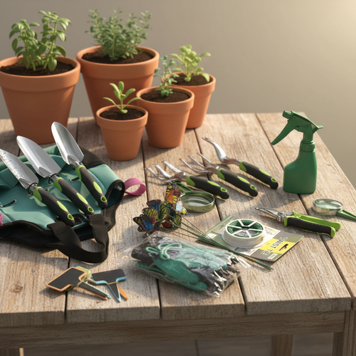 13-Piece Garden Tool Set - Potting Table