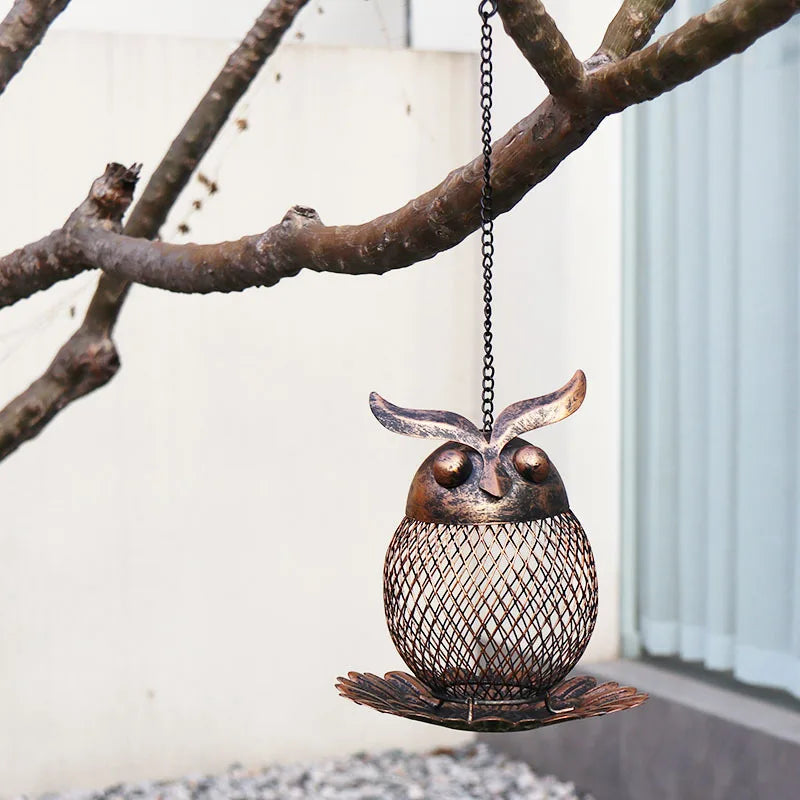 Outdoor Owl Hanging Bird Feeder, Hummingbird Feeder, Garden Decor, Yard Decorations, Outdoor Decoration, Garden Decor