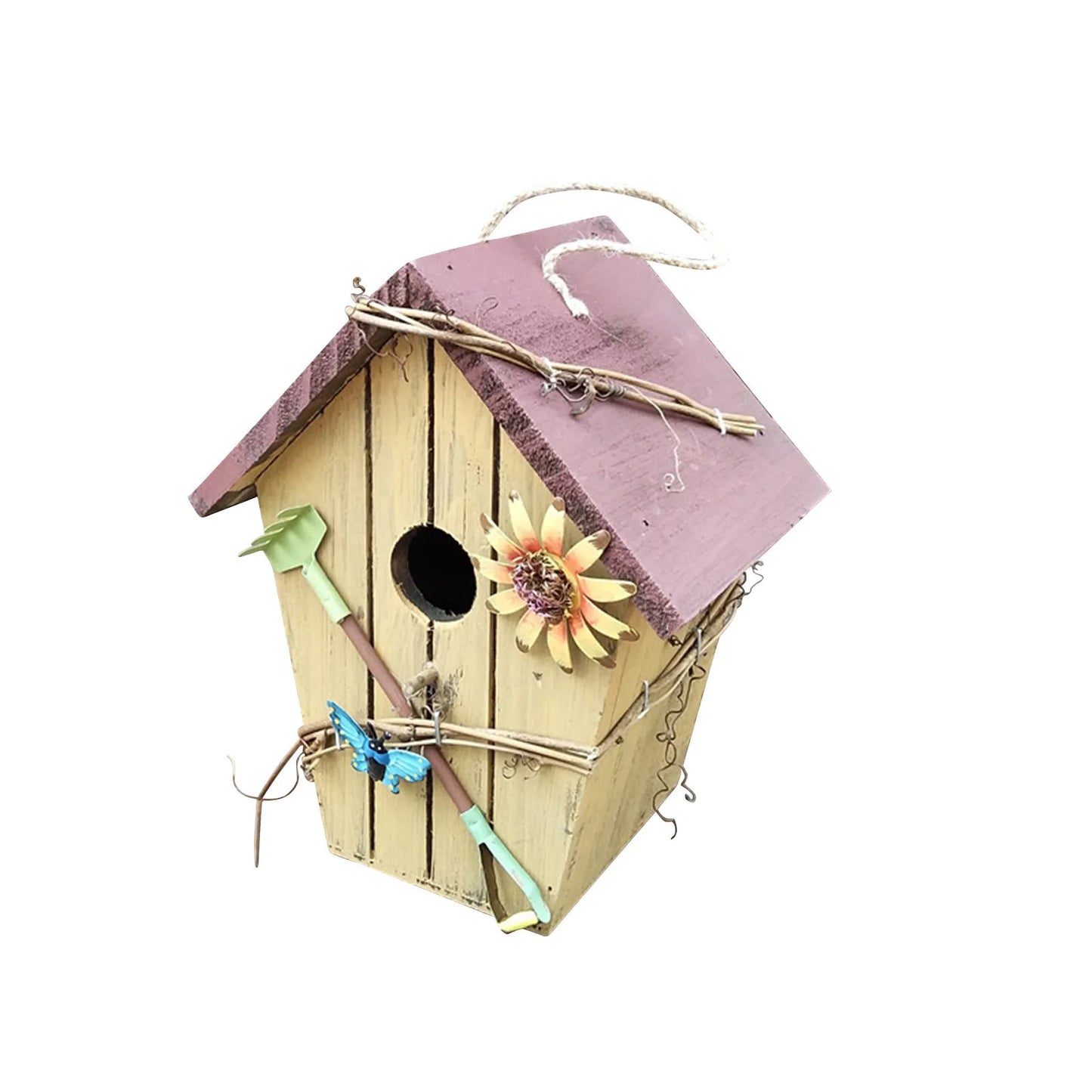 Wood bird House,Hummingbird House,Natural Hummingbird Nest,Hummingbird Home Decor,Natural Bird Nest,Outdoor Bird House,Hummingbird House, Hummingbird Nesting Box