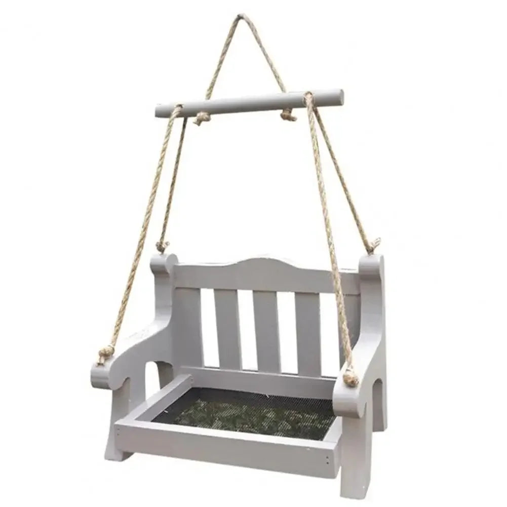 Fruit Feeder  Useful Hanging Bird Swing Chair Feeder  Convenient Bird Food Holder Hummingbird Feeder  Bird Feeder Outdoor