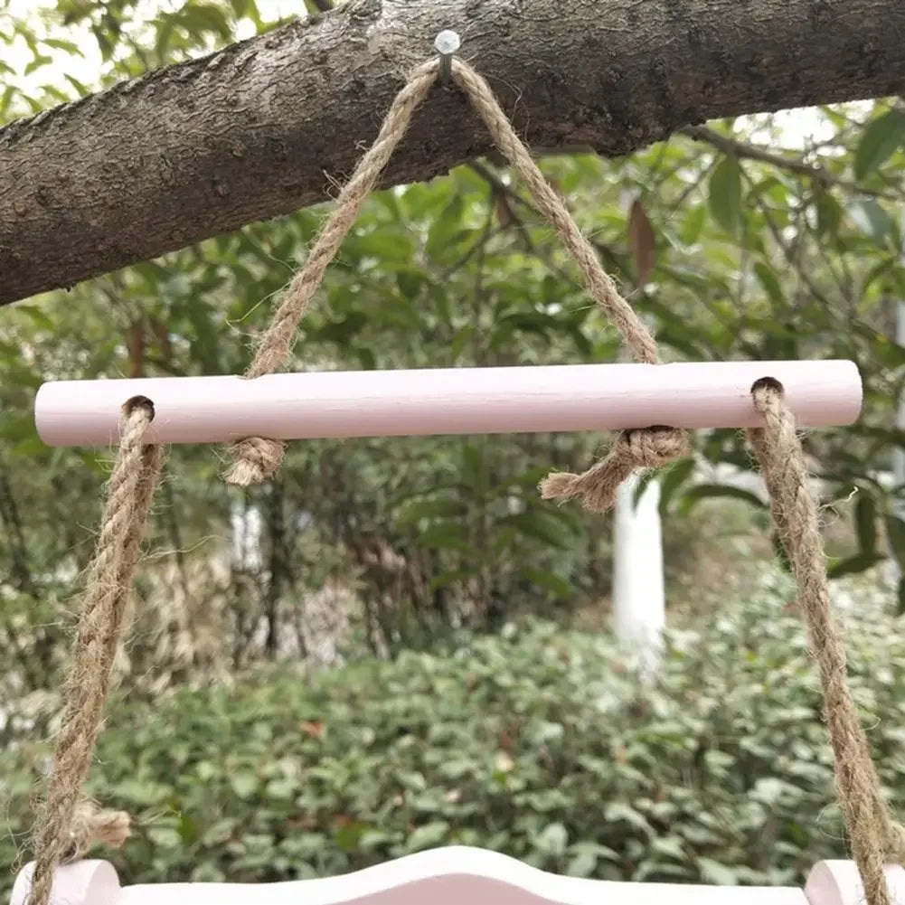 Fruit Feeder  Useful Hanging Bird Swing Chair Feeder  Convenient Bird Food Holder Hummingbird Feeder  Bird Feeder Outdoor